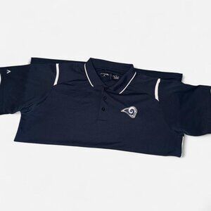 Rams Football NFL x Antigua Polo Shirt Men's Size XLarge